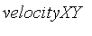 velocityXY