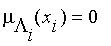 mu[Lambda[i]](x[i]) = 0