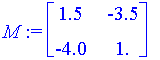 M := Matrix(%id = 18930512)