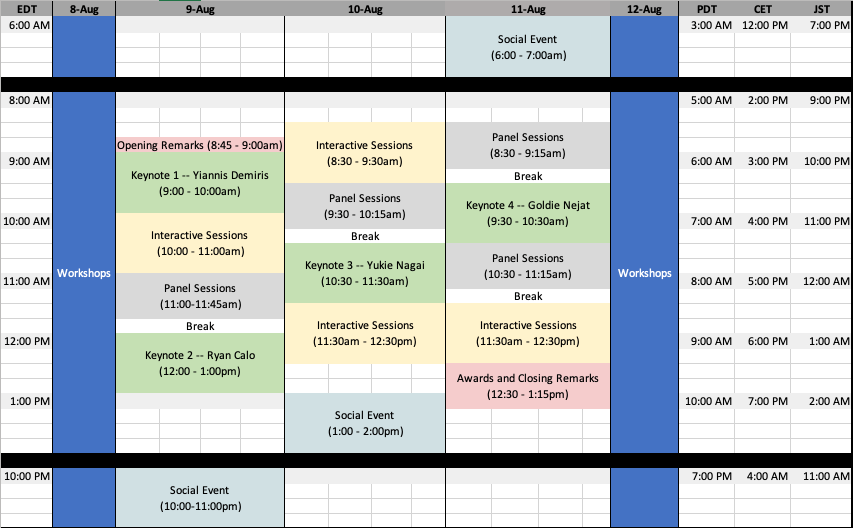 Conference Program – RO-MAN 2021